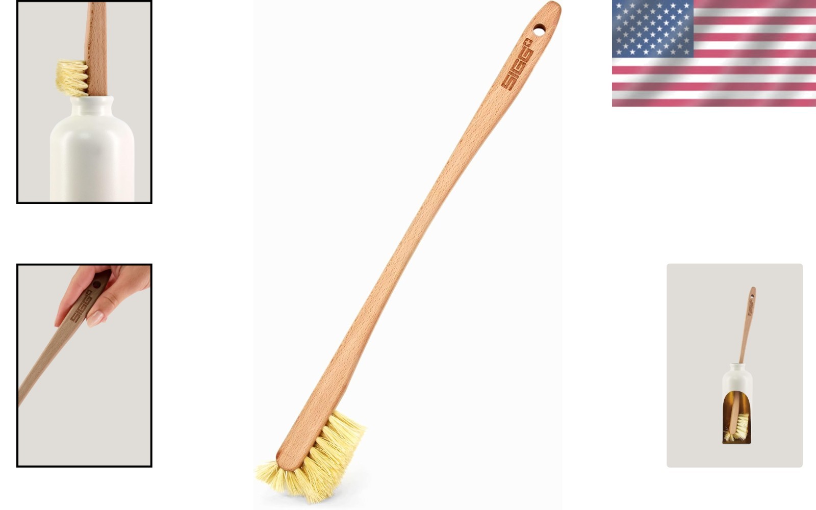 Eco-Friendly Water Bottle Cleaning Brush
