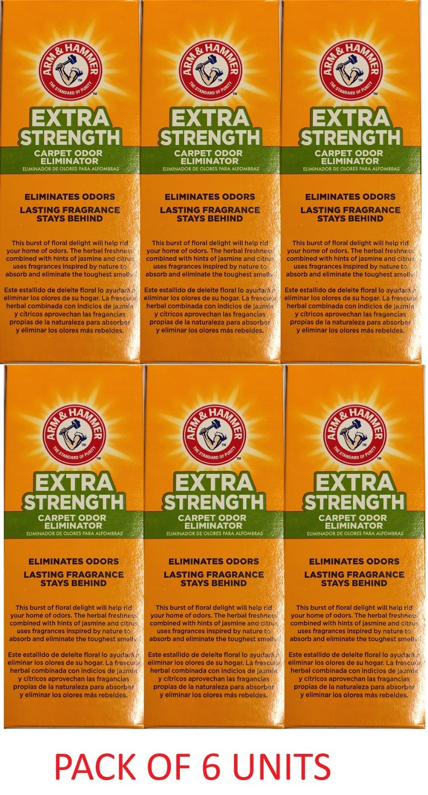 Arm & Hammer Extra Strength Carpet Odor Eliminator 30Oz. / (Pack of 6 units)
