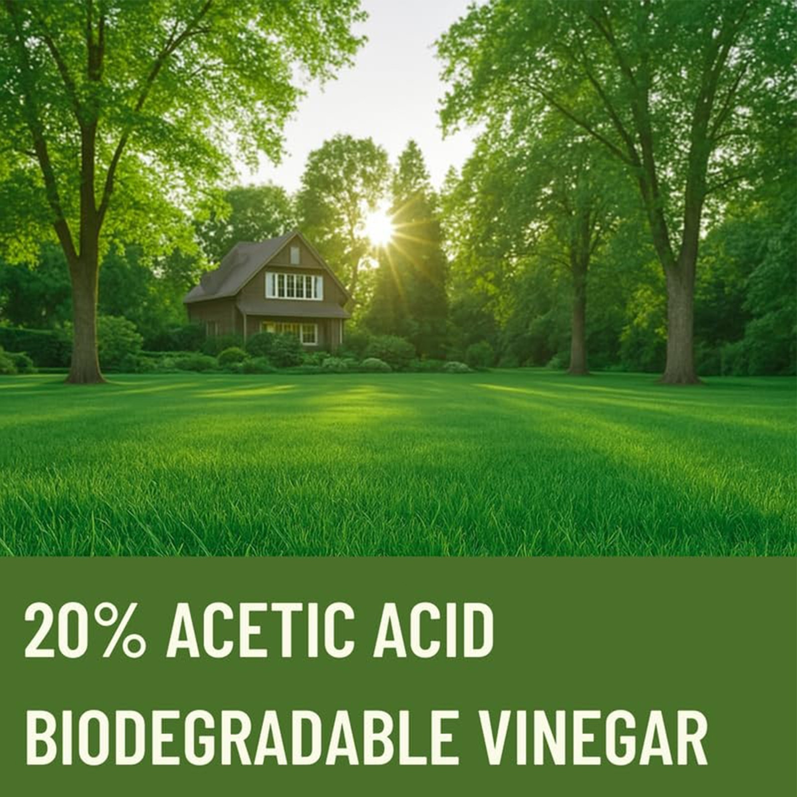 20% Concentrated Vinegar 1 Gallon Pure White Vinegar 5X Max Power Cleaning