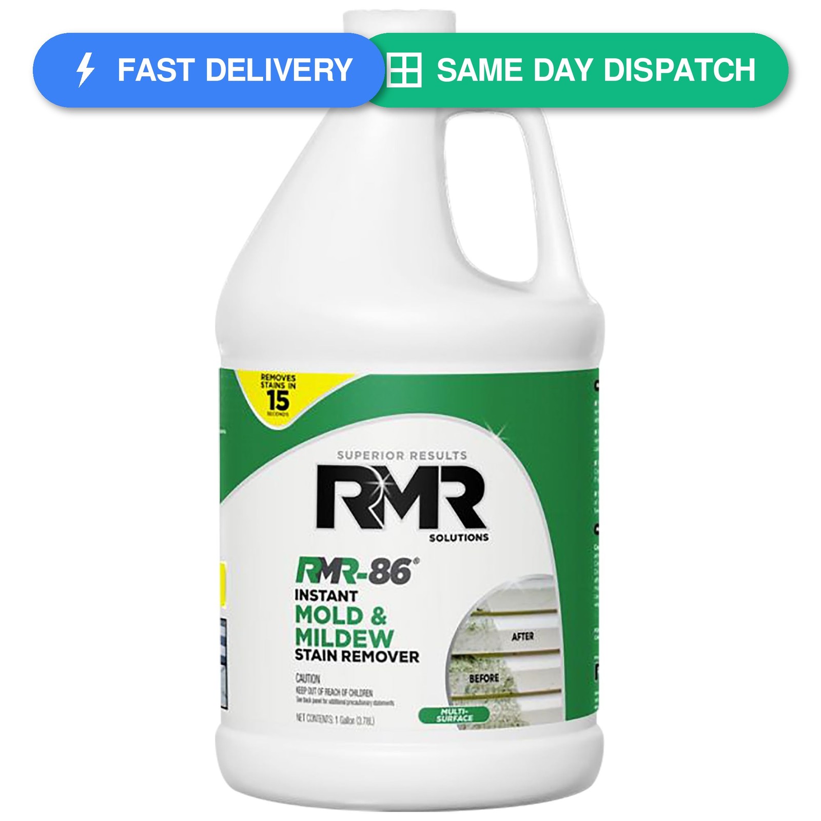 RMR-86 Instant Mold and Mildew Stain Remover Spray – Scrub Free Formula, 1…