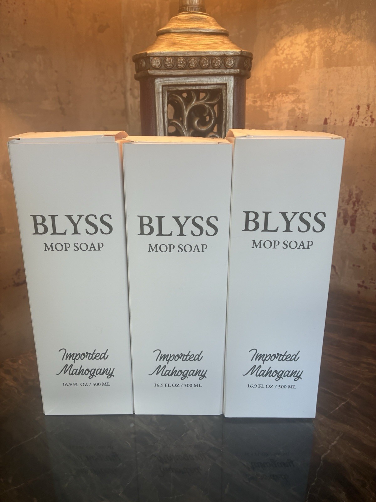 Blyss Scented Mop Soap for Cleaning Floors (4.2 Oz) Imported Mahogany Lot 3