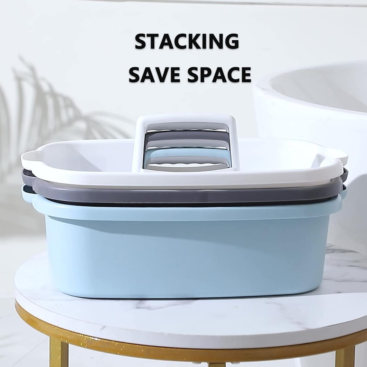 Stylish Large Portable Cleaning Supplies Caddy – 16.5L Dark Gray Organizer