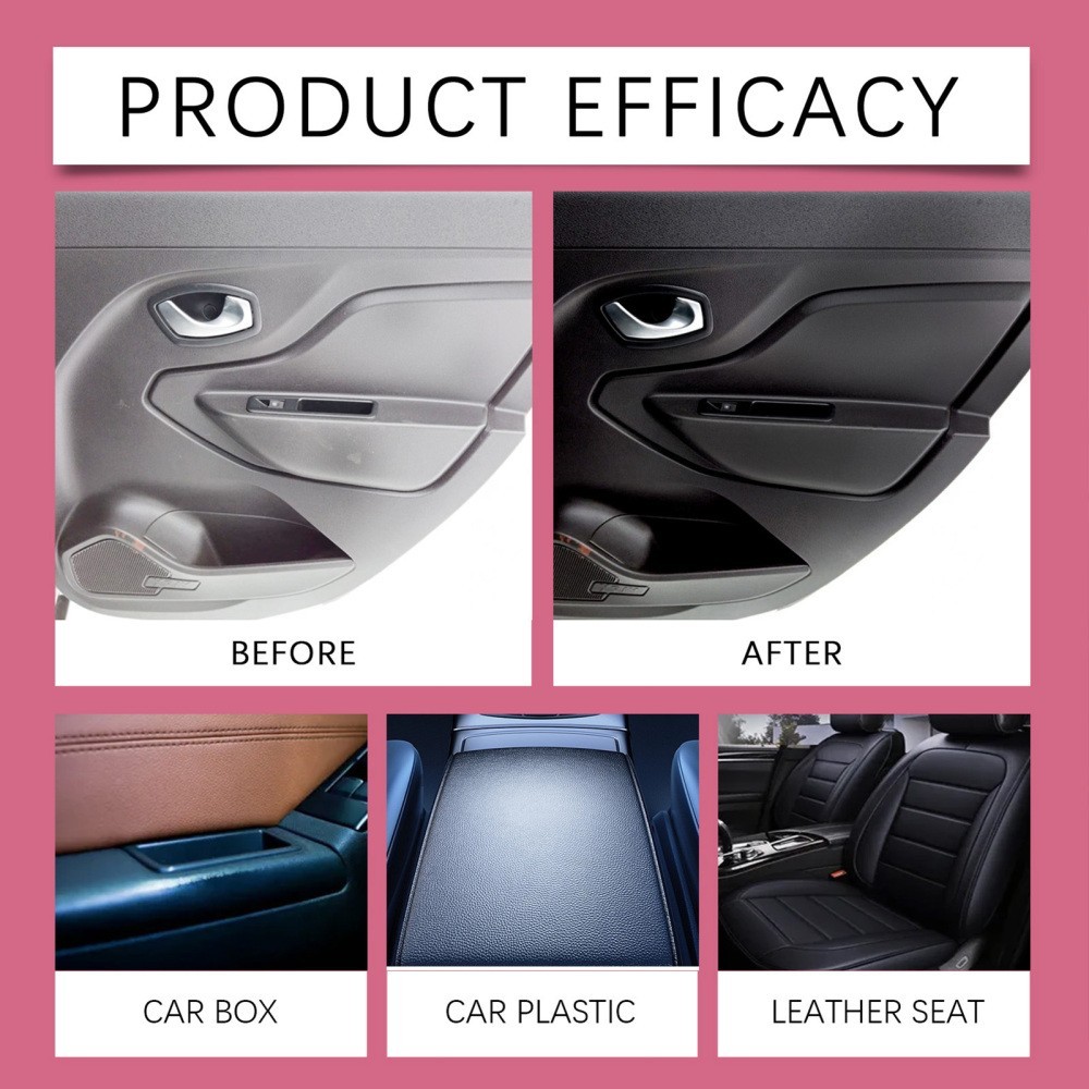 1/2/3/5X Polishing Cleaner Car Interior, Car Interior Detailer And Cleaner 100ML