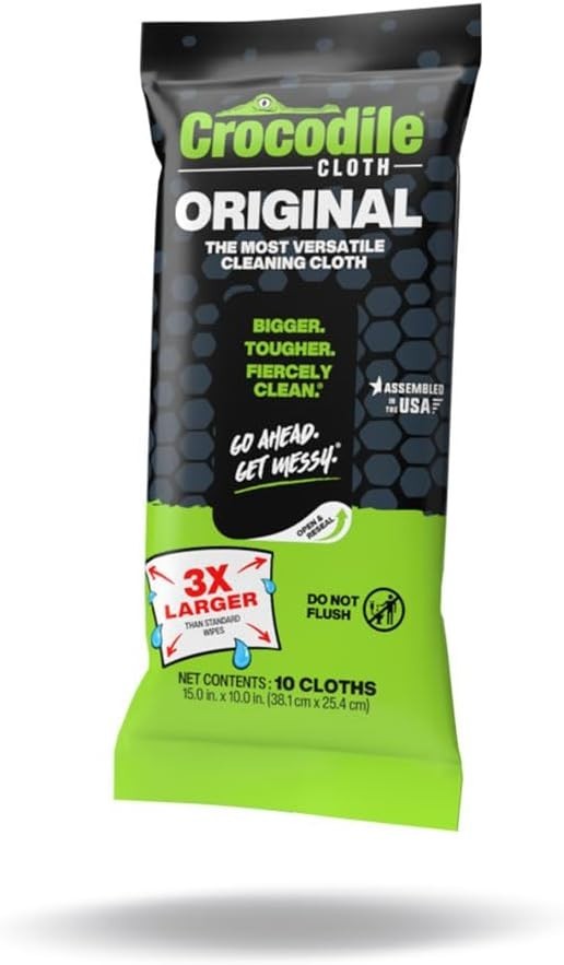 Heavy Duty Multi-Surface Cleaning Wipes 15×10 Inch 10 Pack