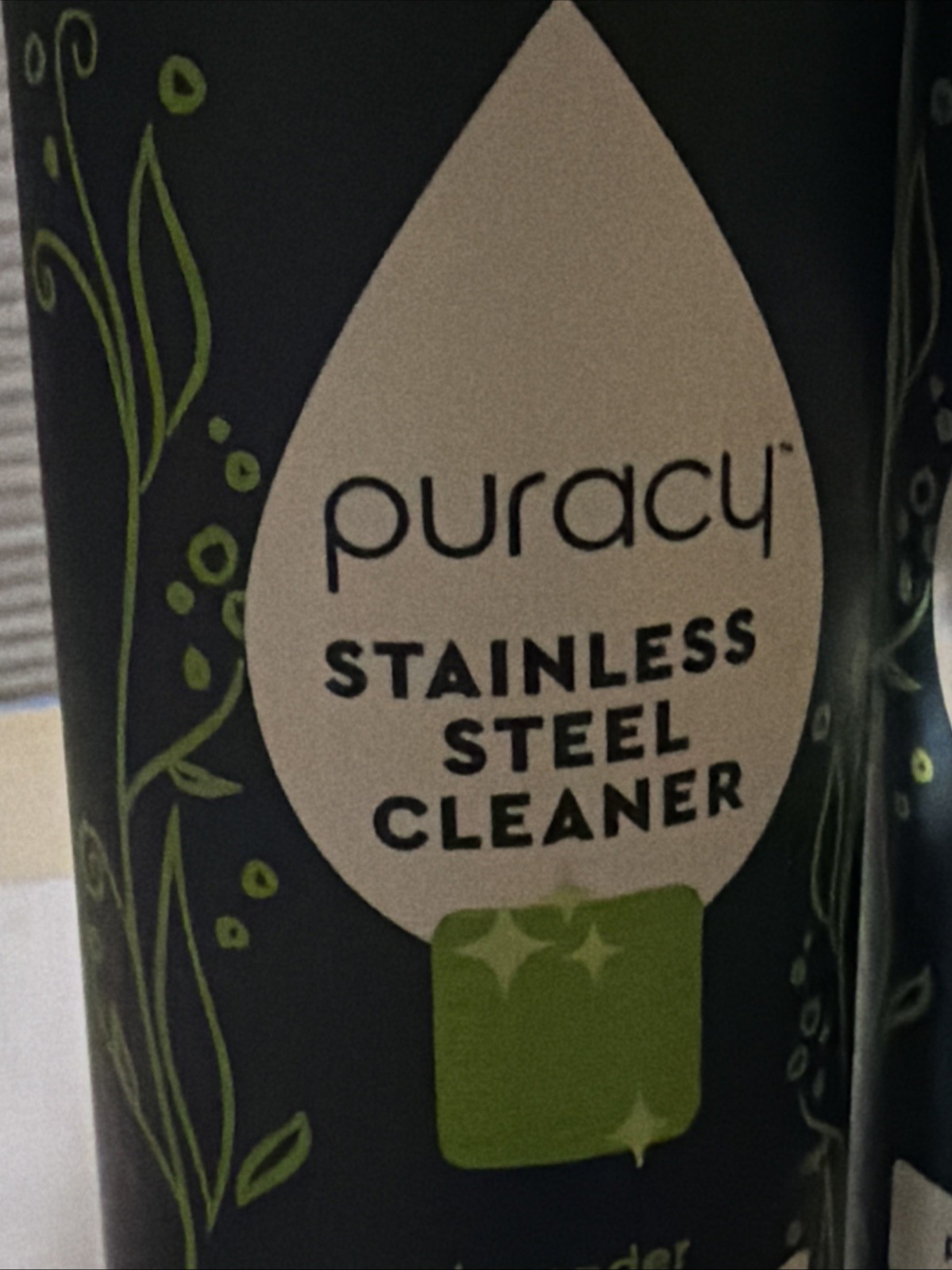 PURACY 🇺🇸 Natural Stainless Steel Cleaner 2- 16fl.oz Lavender Scent