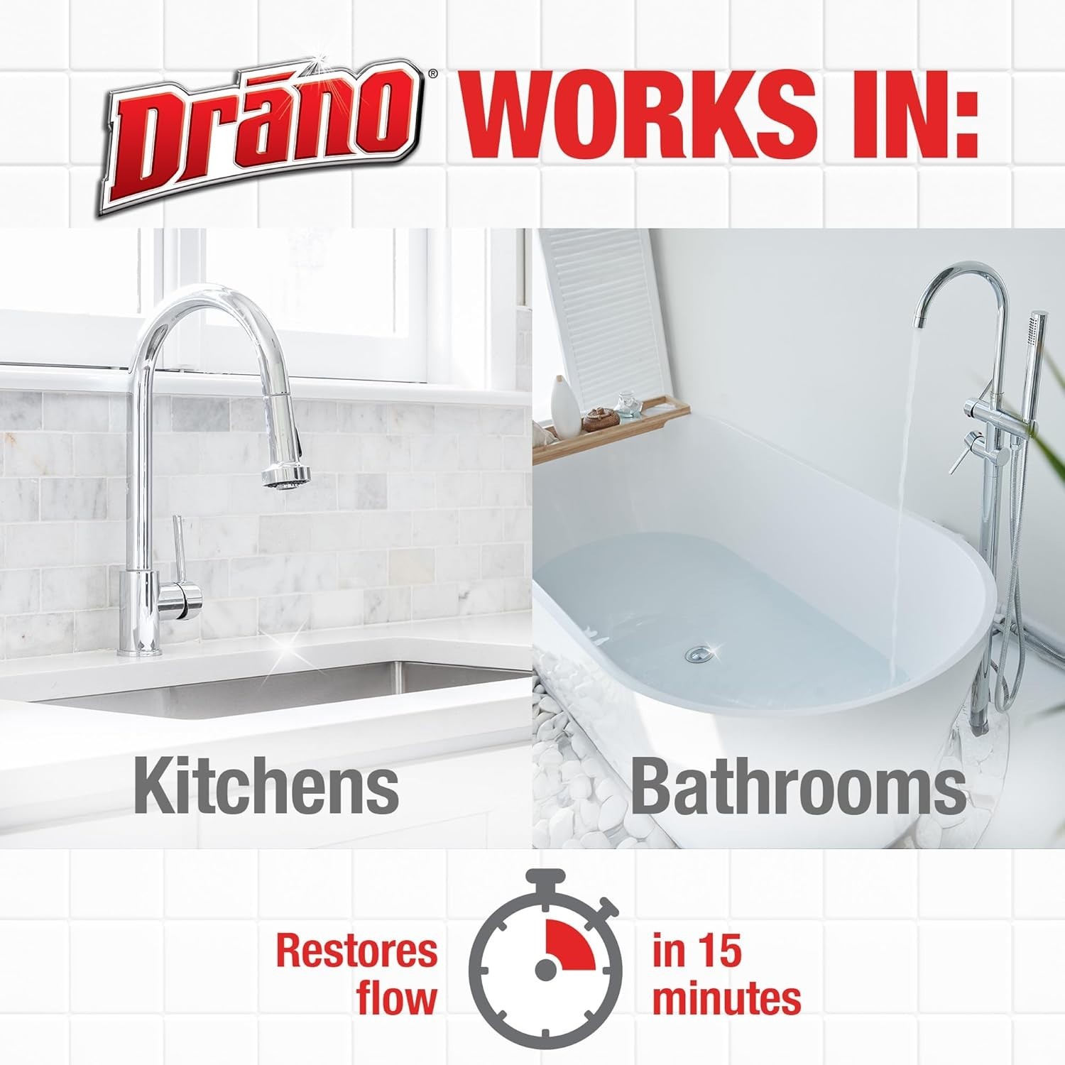 Unscented Drain Cleaner 80 Oz Safe For PVC Metal Pipes Effective Formula