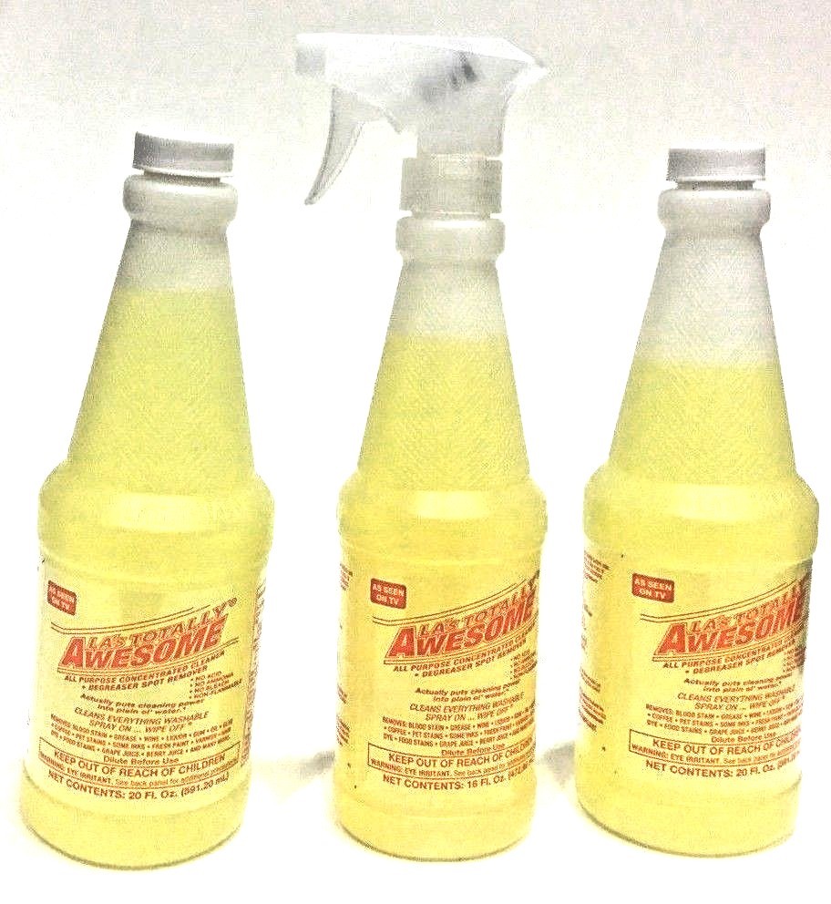 3 All-Purpose Cleaner 2 – 20 oz refill 1- 16 oz spray La’s Totally Awesome