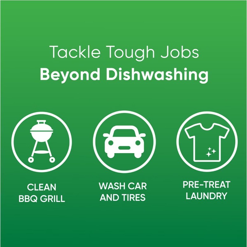 Ultra Oxy Degreaser Liquid Dish Soap 32.5oz/4ct: Paraben-Free, Phos-Free, Fresh