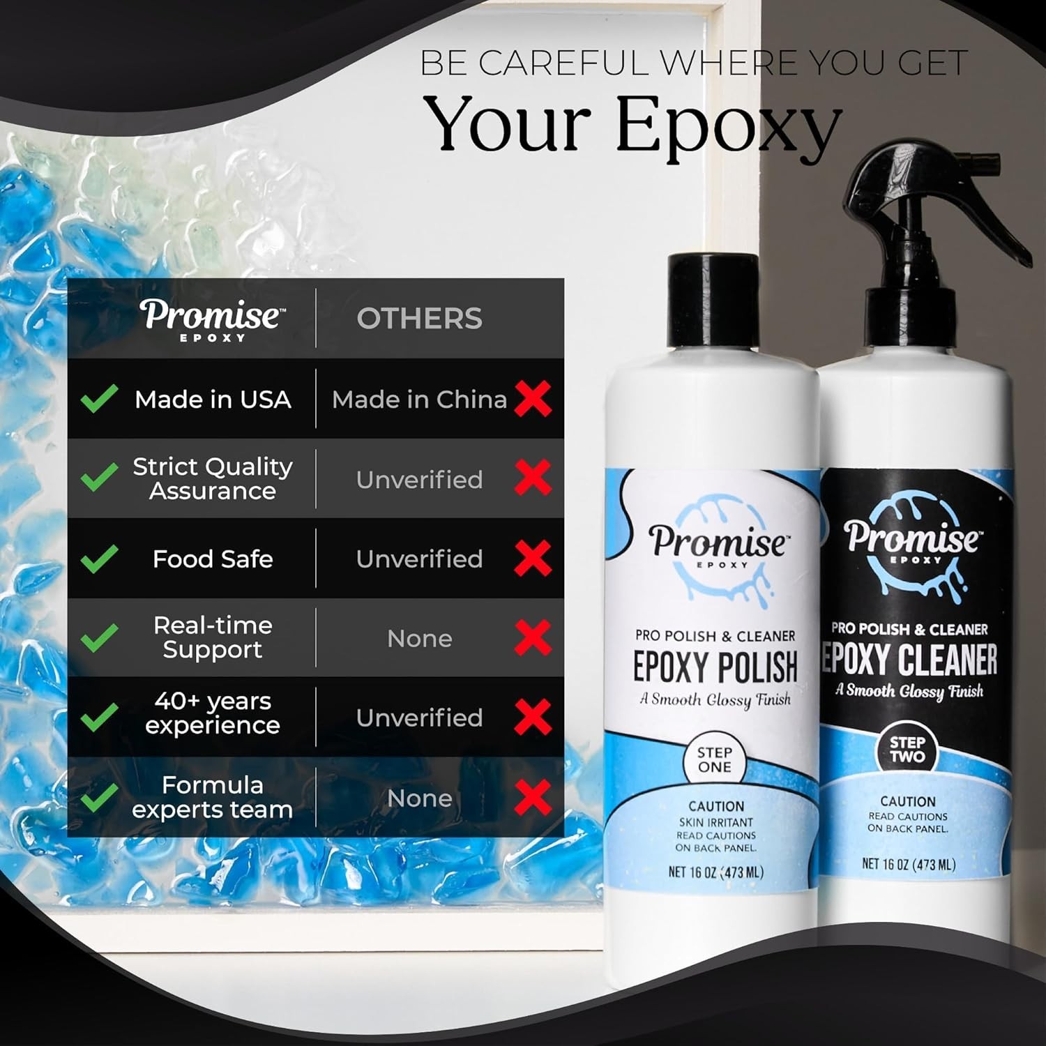 32 Oz Pro Polish & Cleaner for Epoxy Finish