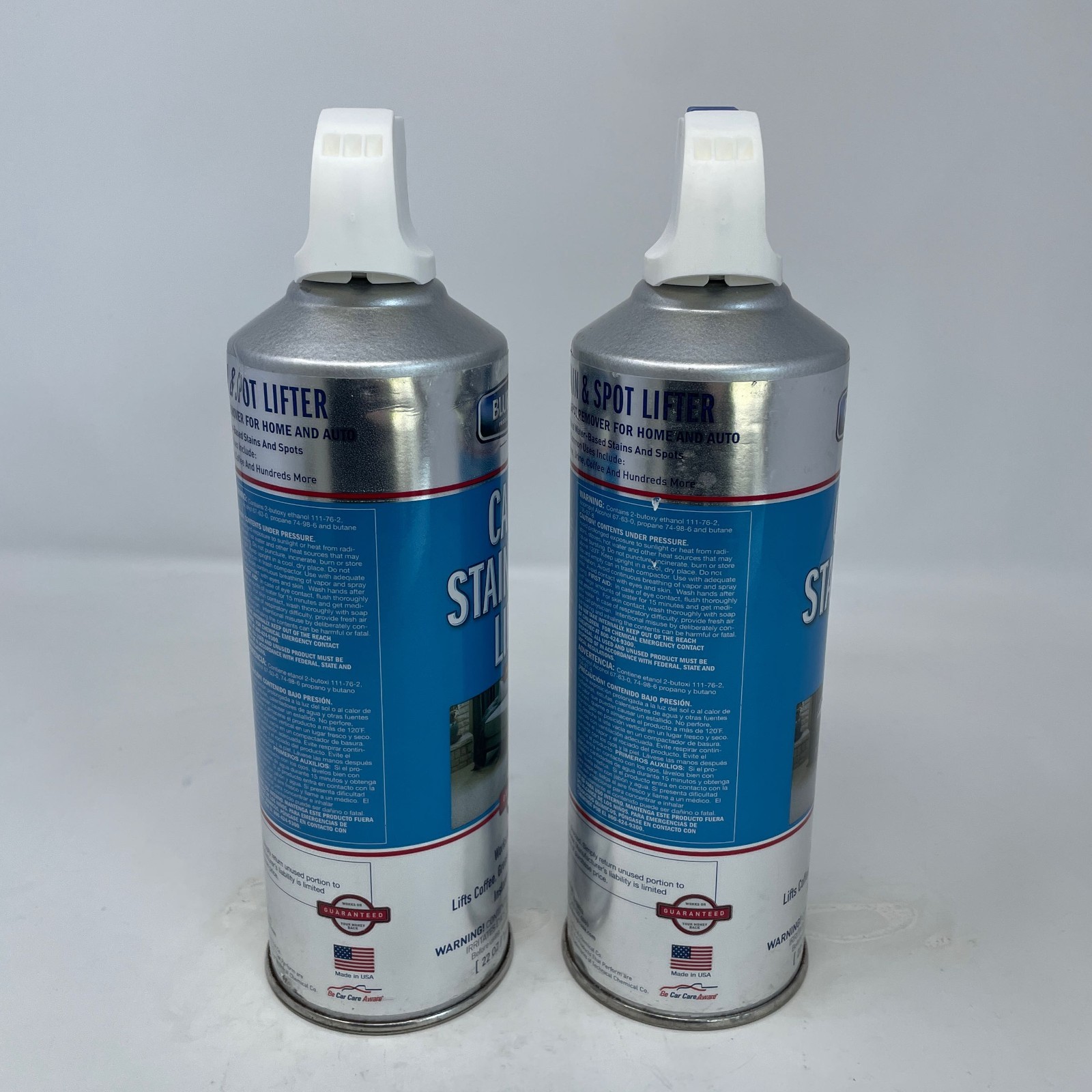 Blue Magic Carpet Stain & Spot Lifter 22oz, Blue/Silver 2-Pack
