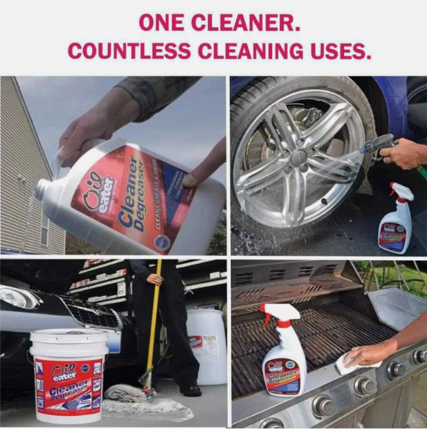 Concentrated Cleaner Degreaser 1 Gallon Color Safe Non-Corrosive Multi-Surface