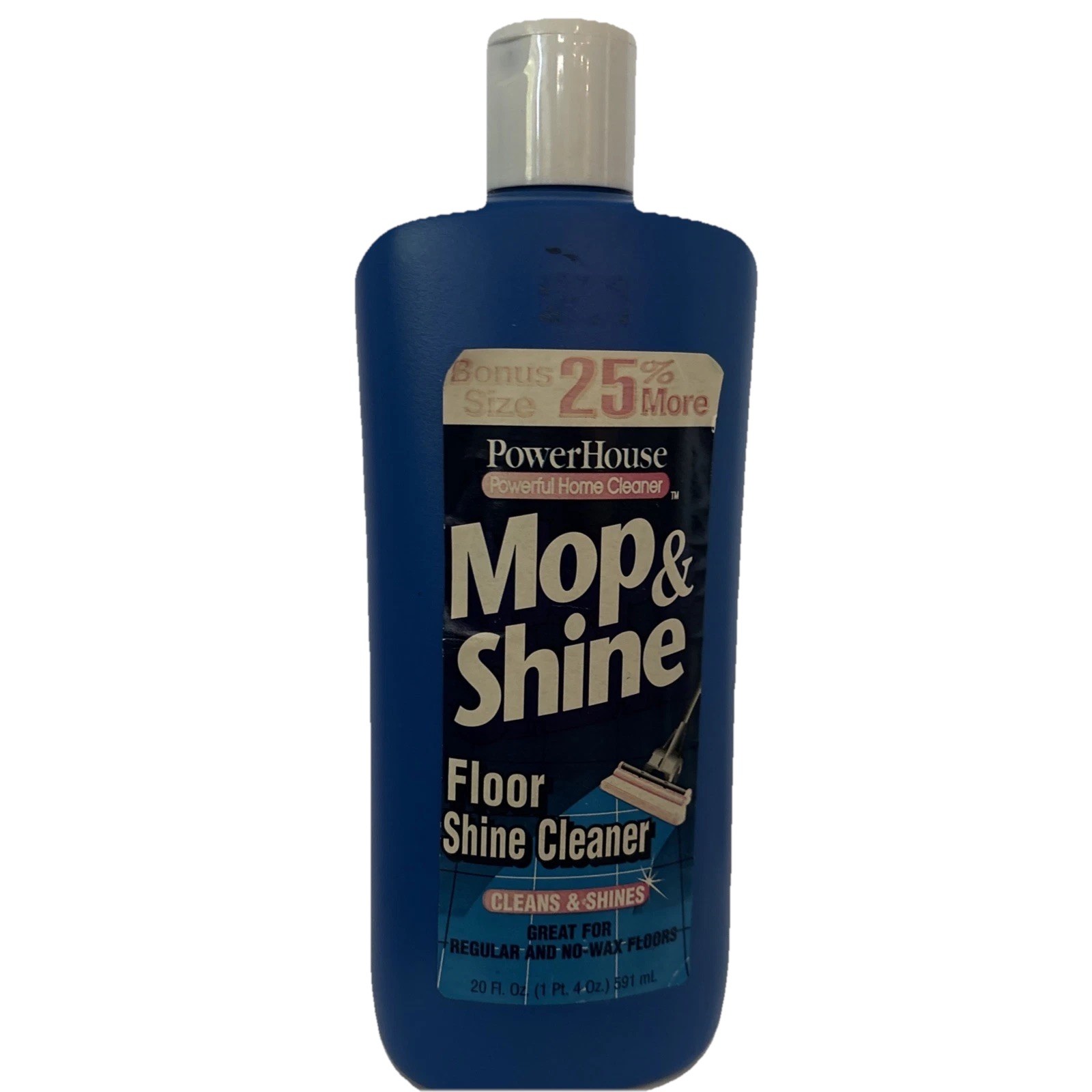 Vintage Mop & Shine Floor Shine Cleaner 20 fl Oz NOS