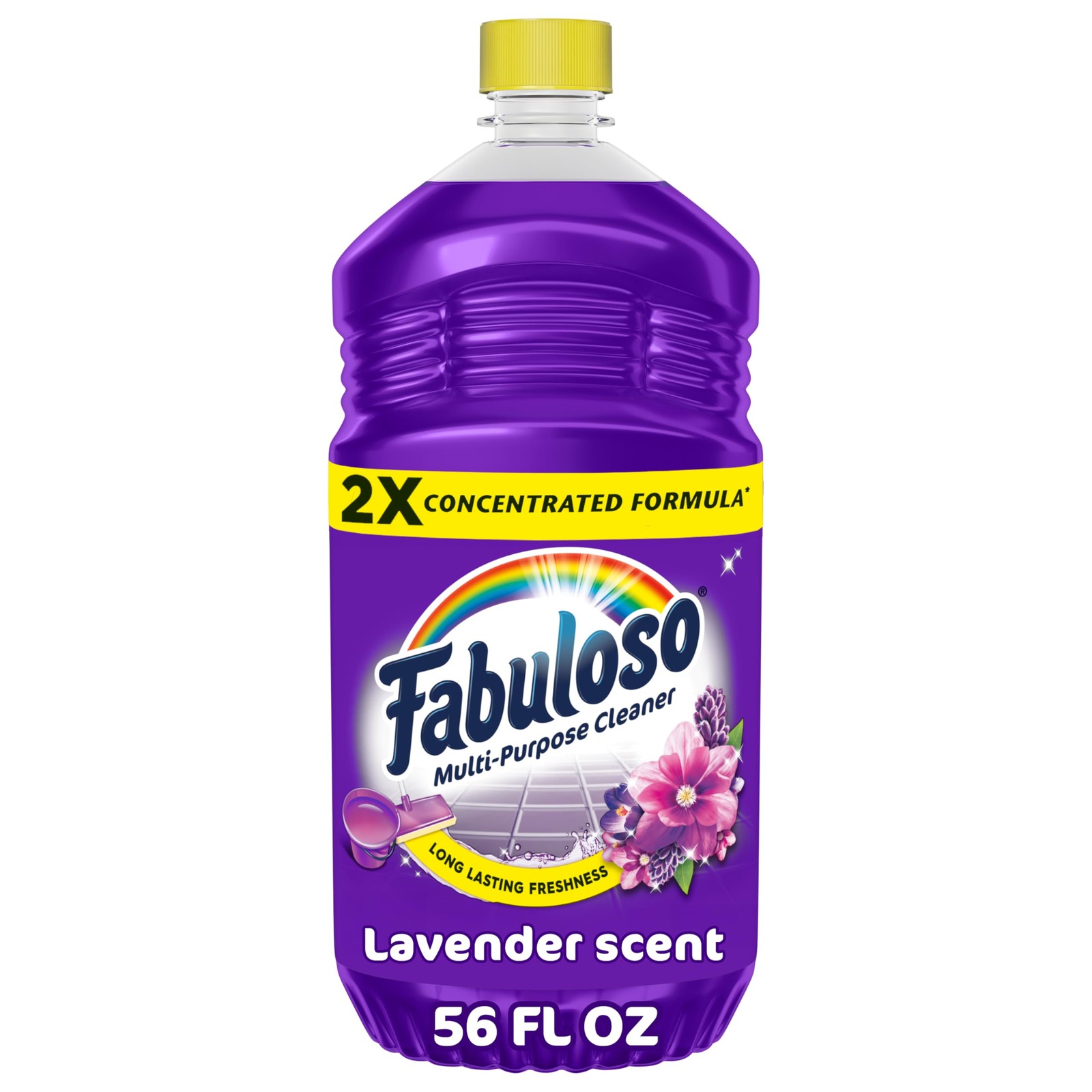 Fabuloso Multi-Purpose Cleaner Lavender Scent 2X Concentrated 56 fl oz