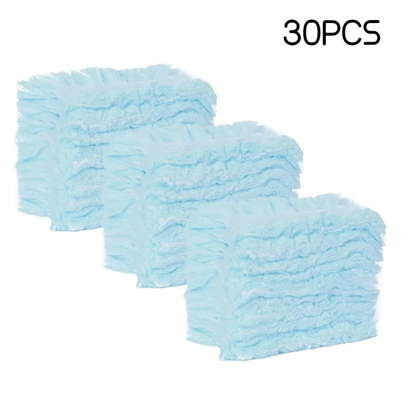 30 pcs Duster Refills Disposable Duster Refills Compatible for Swiffer (Blue)