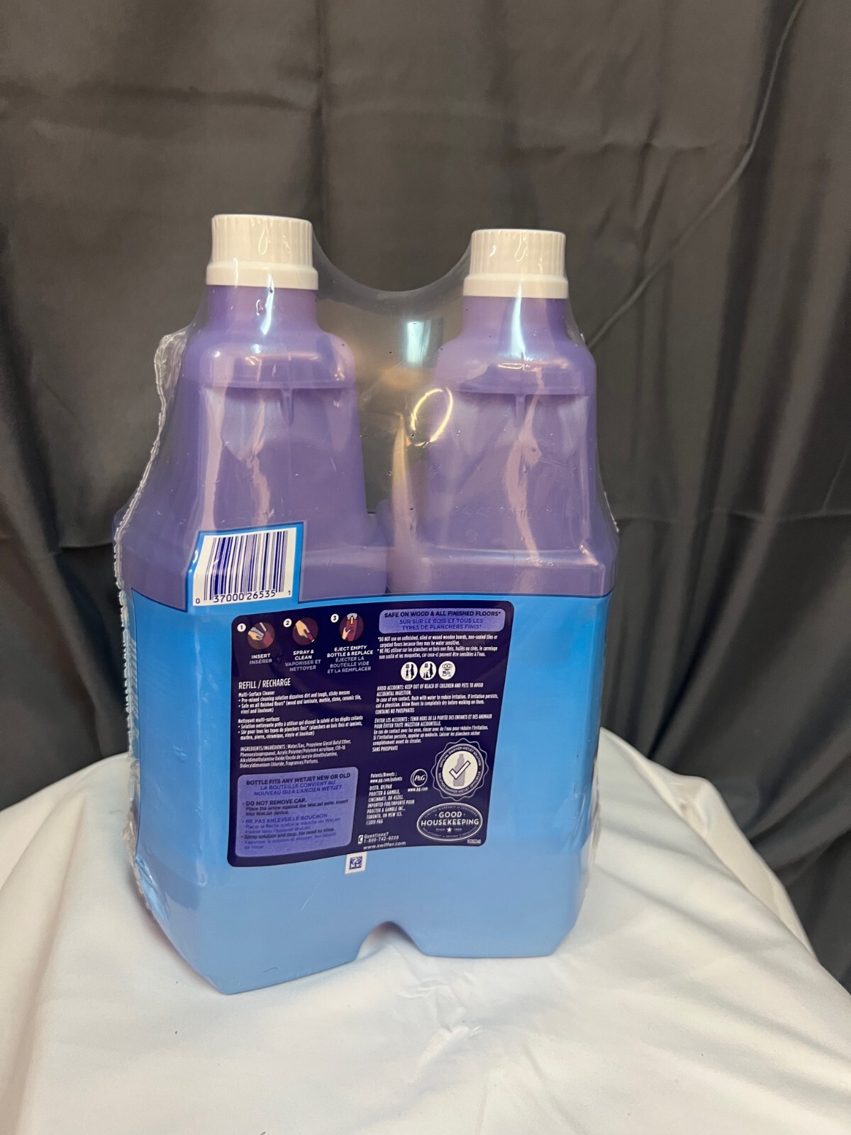 Swiffer WetJet Floor Cleaner Refills Open Window Fresh 1.25L 2-Pack