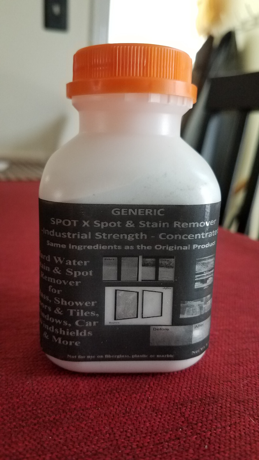 SPOT X GENERIC – Hard Water Spot & Stain Remover – Headlights Shower Windshields
