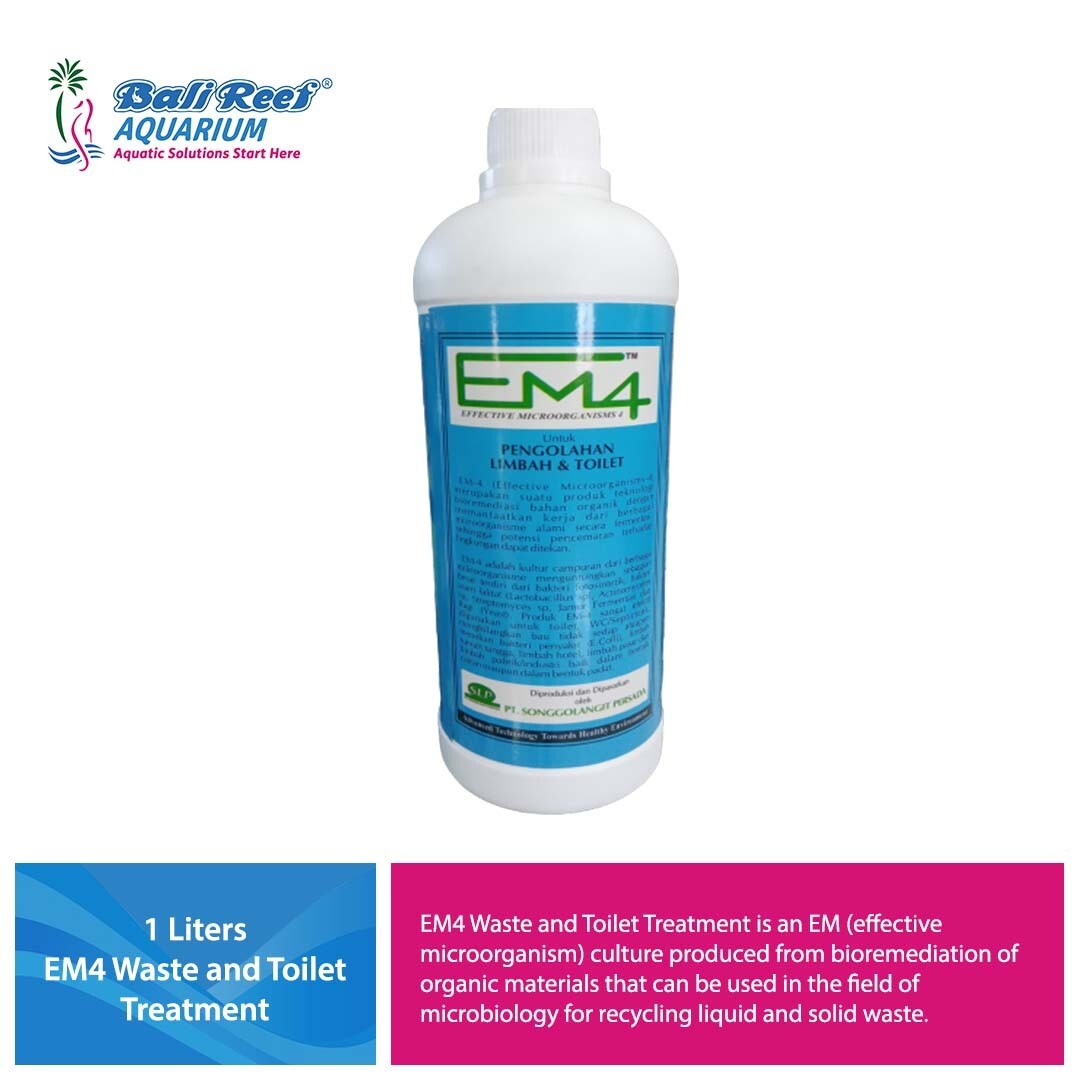 1 Liters EM4 Waste and Toilet Treatment