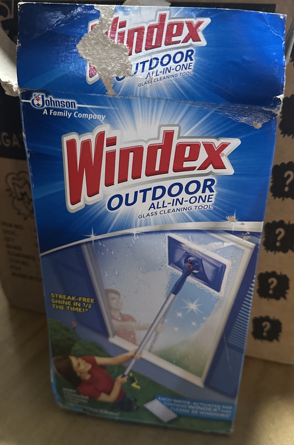 Windex Outdoor All In One Glass & Window Cleaner Tool Starter Kit
