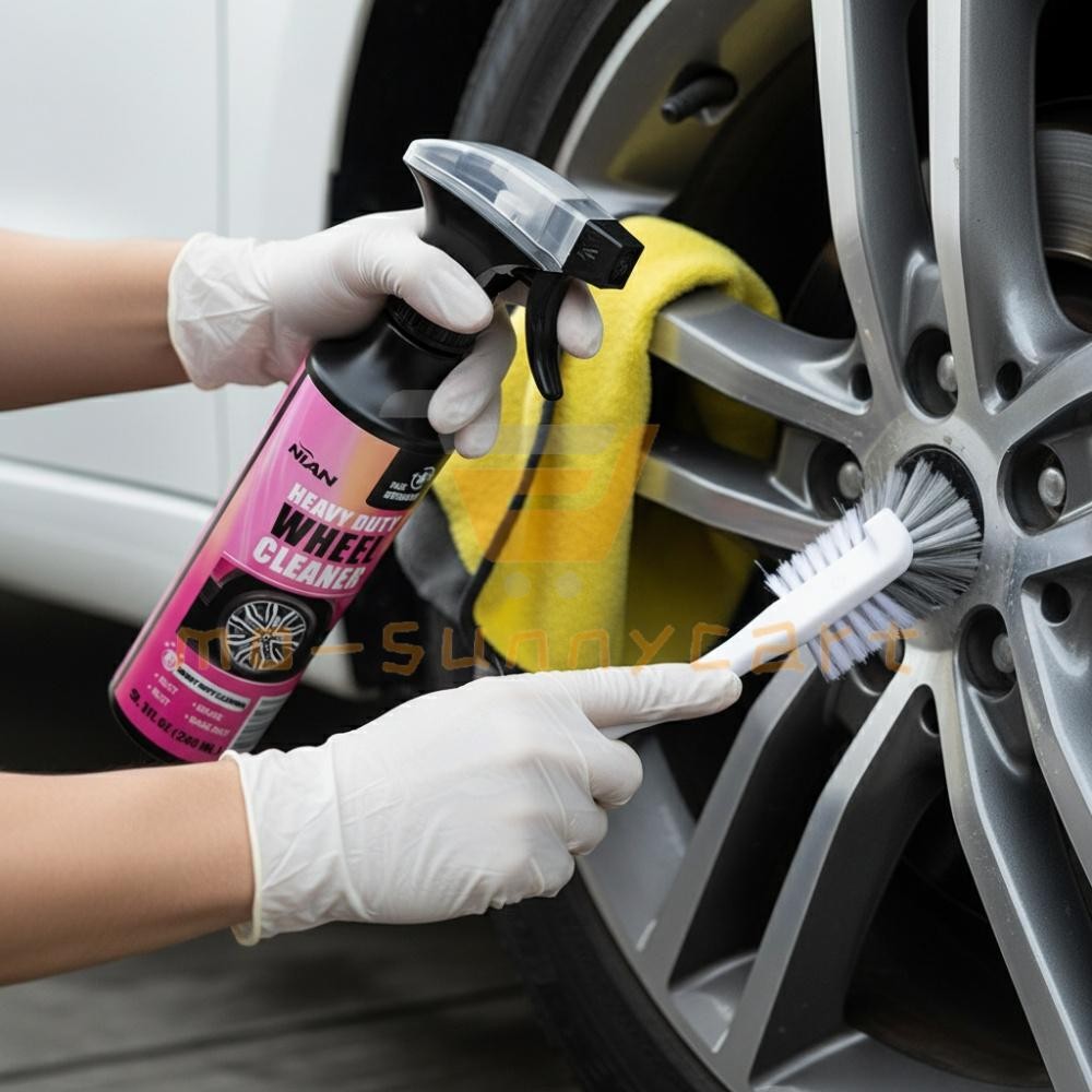 1-3Pack 270ml Powerful Wheel Cleaner Repair Polishing Car Rim Tire Cleaning Kit