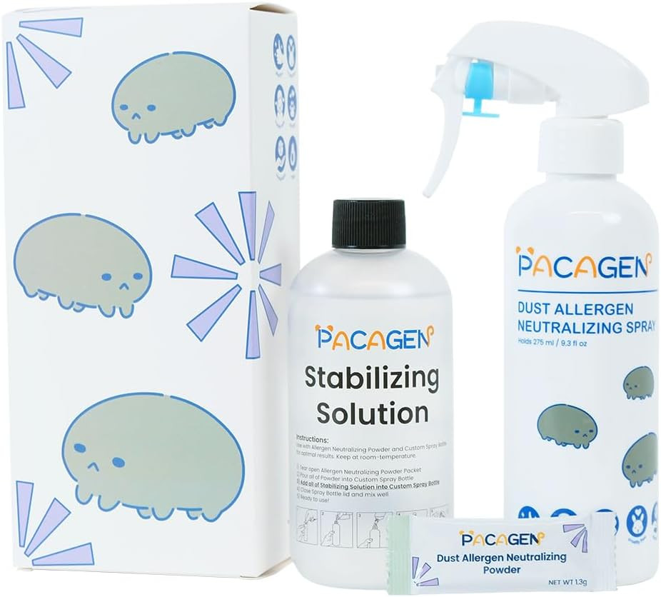 Dust Allergen Neutralizing Spray for Humans – Perfect for Home Use, Immediate Re