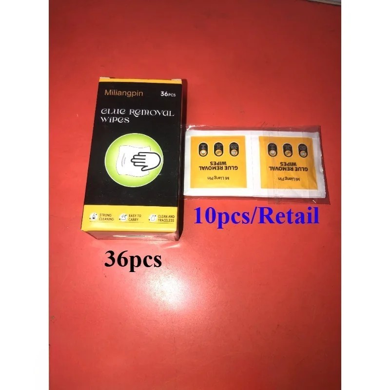 Adhesive Remover Wet Wipes Glue Cleaner for Floor Glass Ceramic Plastic Metal