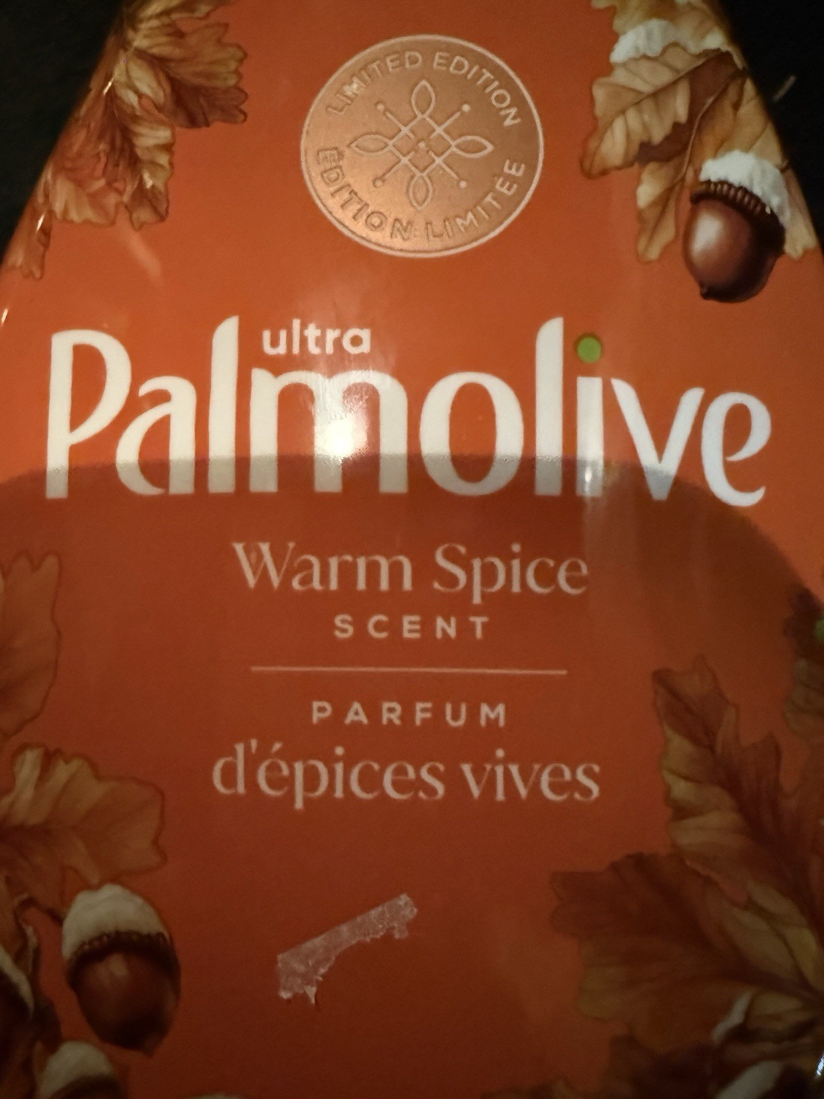 Palmolive Ultra Dish Soap Warm Spice Scent 20 fl oz Bottles (2- Pack) Limited Ed