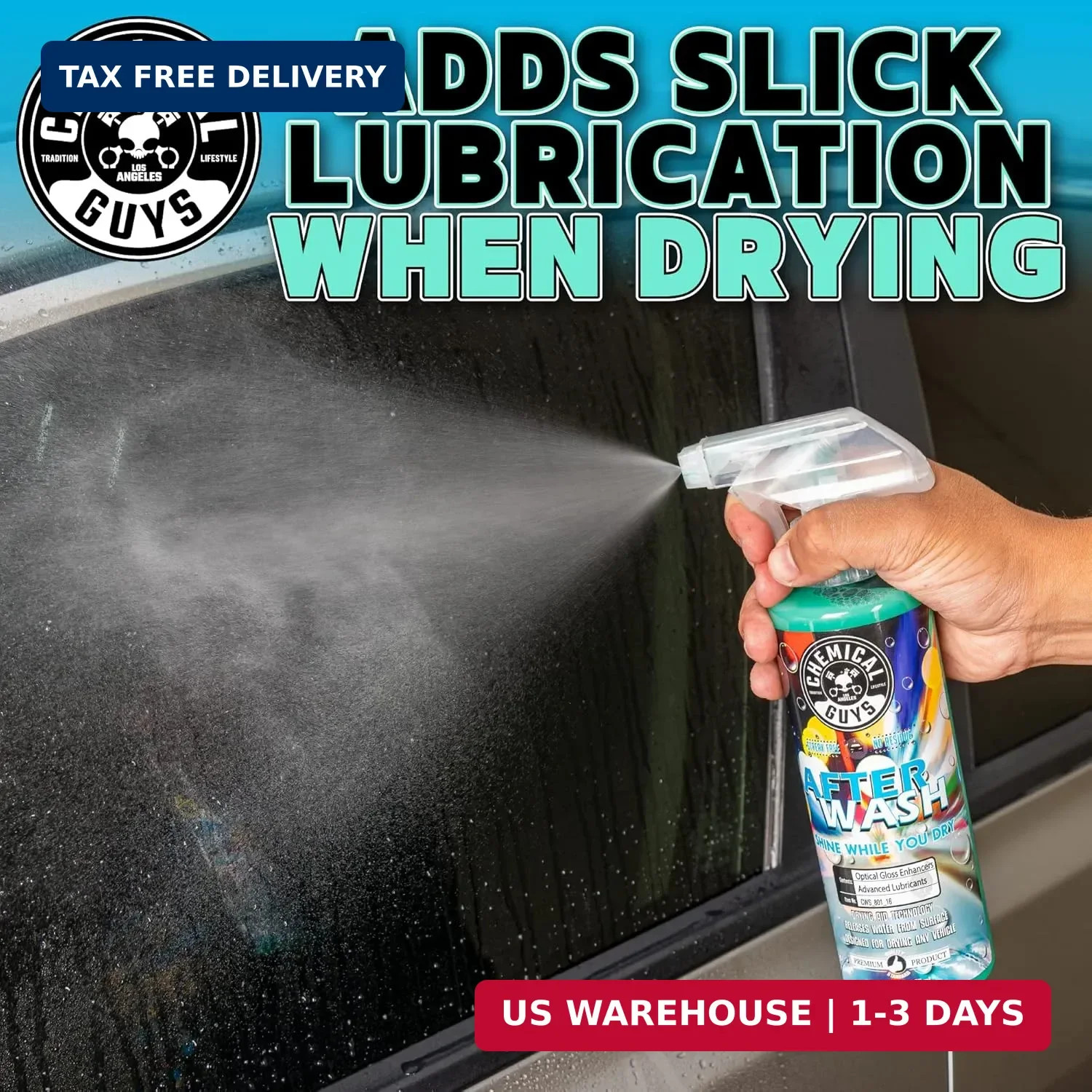 Chemical Guys CWS_801 After Wash Sprayable Gloss Boosting Car Wash Drying Aid (H