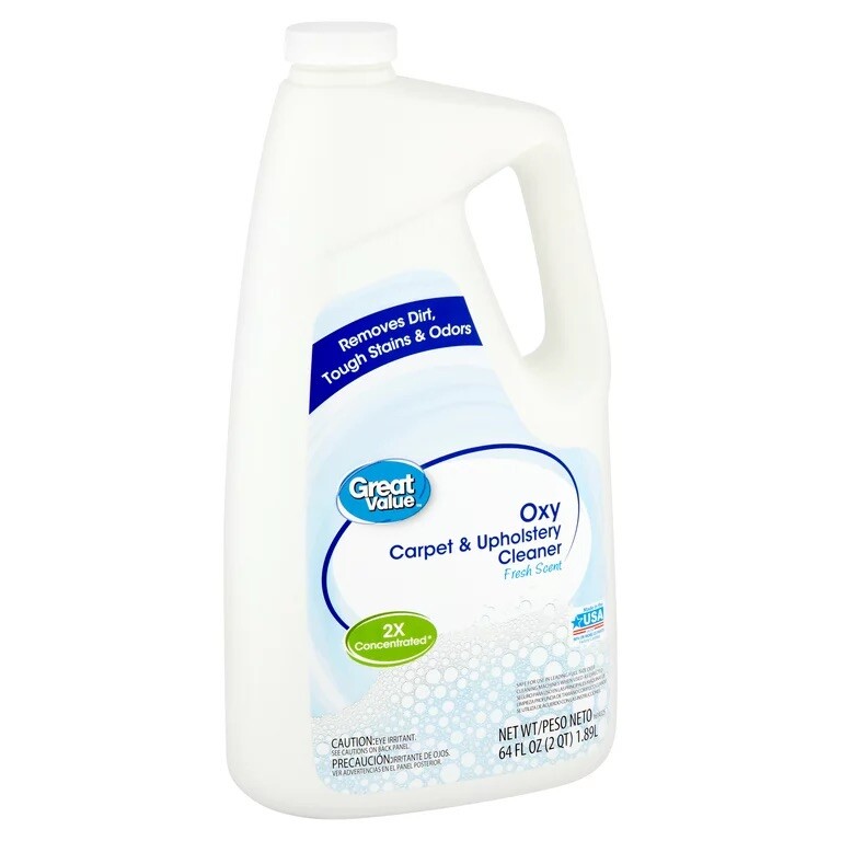 Great Value Carpet & Rug Cleaners, Fresh Scent, 64 Fluid Ounce