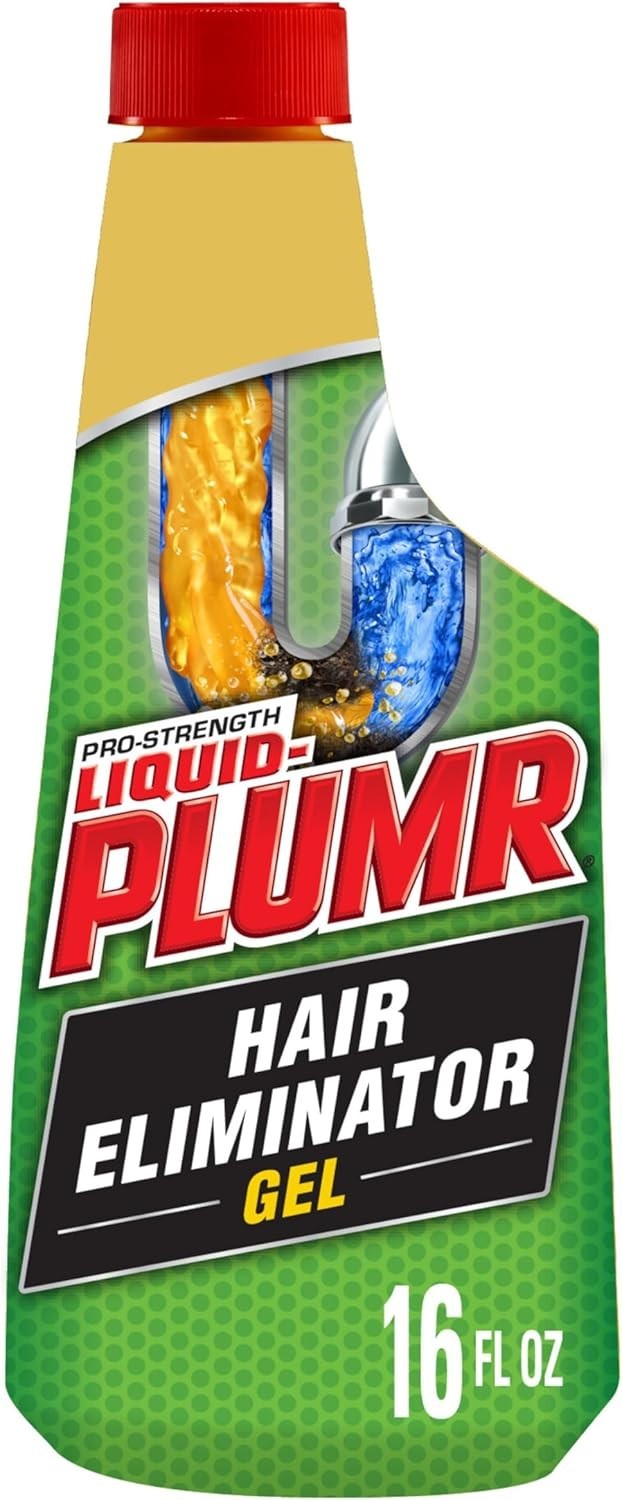 Liquid-Plumr Hair Clog Remover Gel 16oz, Drain Opener, Safe for All Pipes
