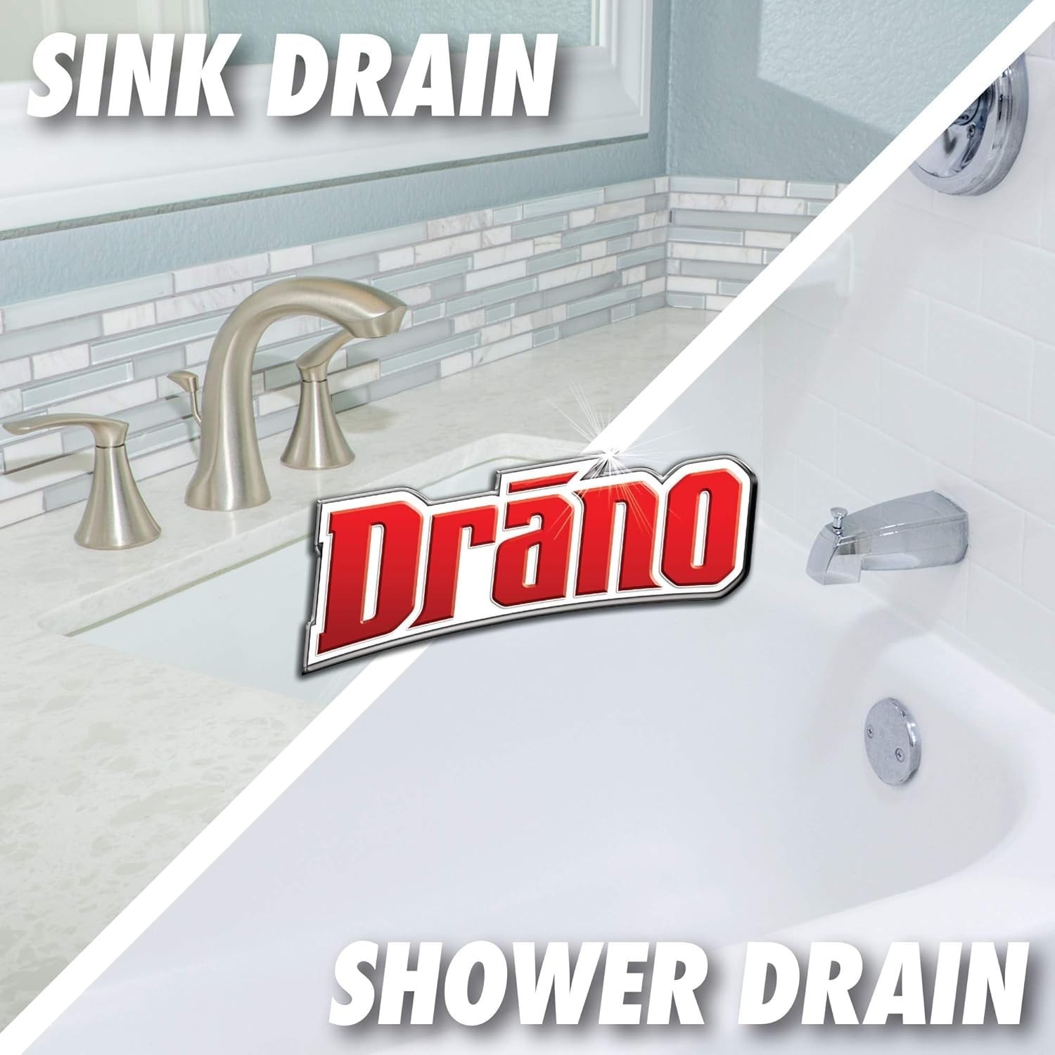 Drano Liquid Drain Clog Remover and Cleaner for Shower or Sink Drains 32 Fl Oz