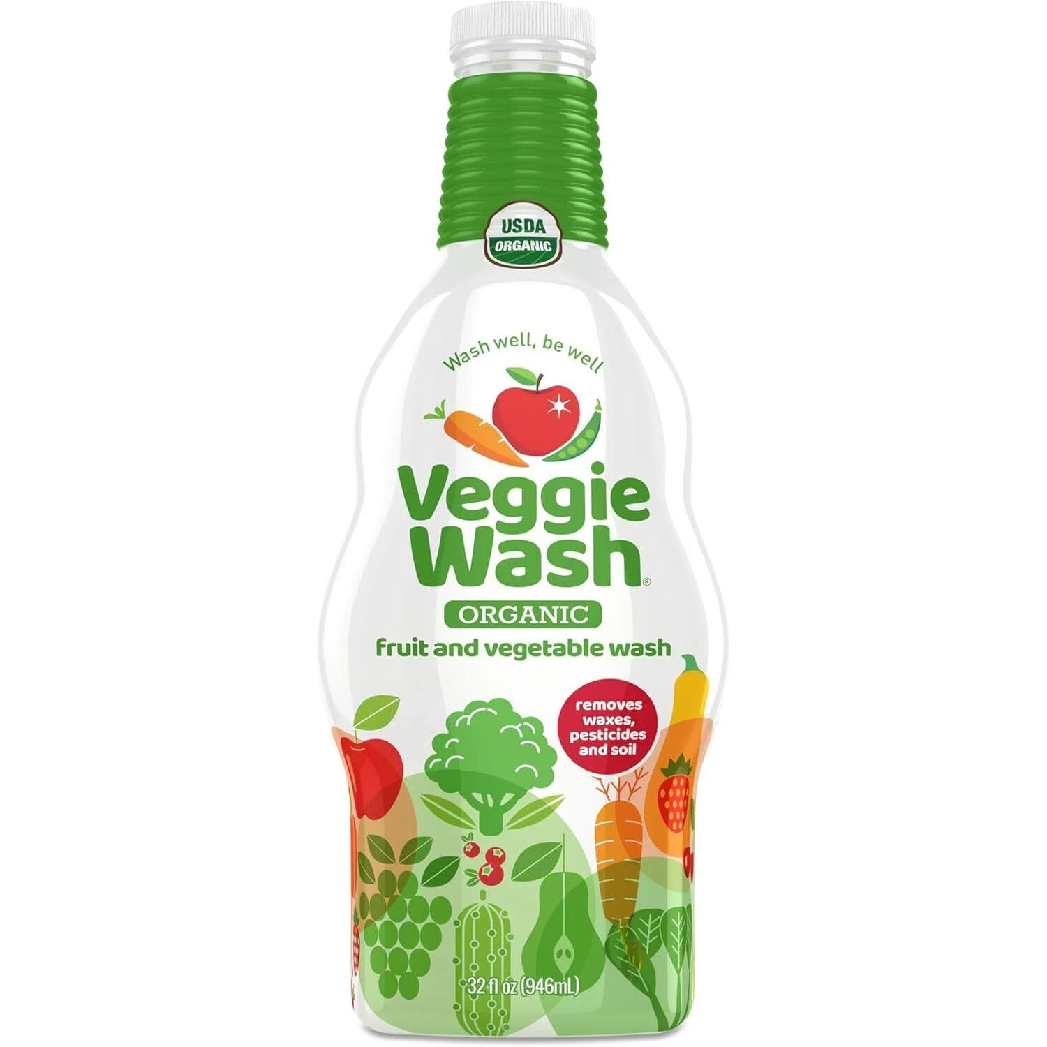 Organic Veggie Wash USDA Certified Fruit and Vegetable Wash 32 Fl Oz