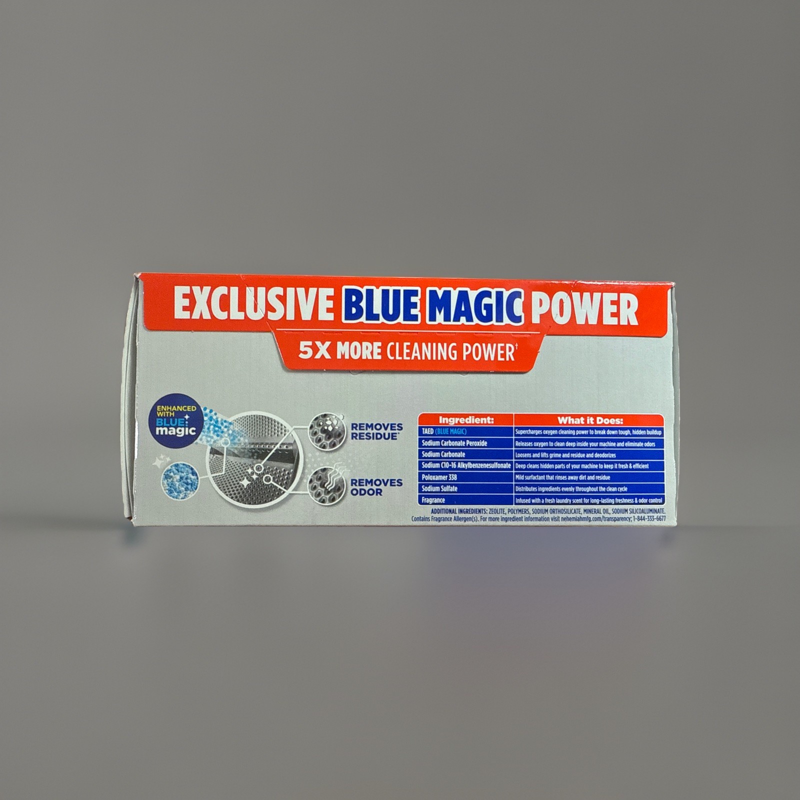 Tide Washing Machine Cleaner +Oxi Removes Odor & Residue 6ct/6 Month Supply