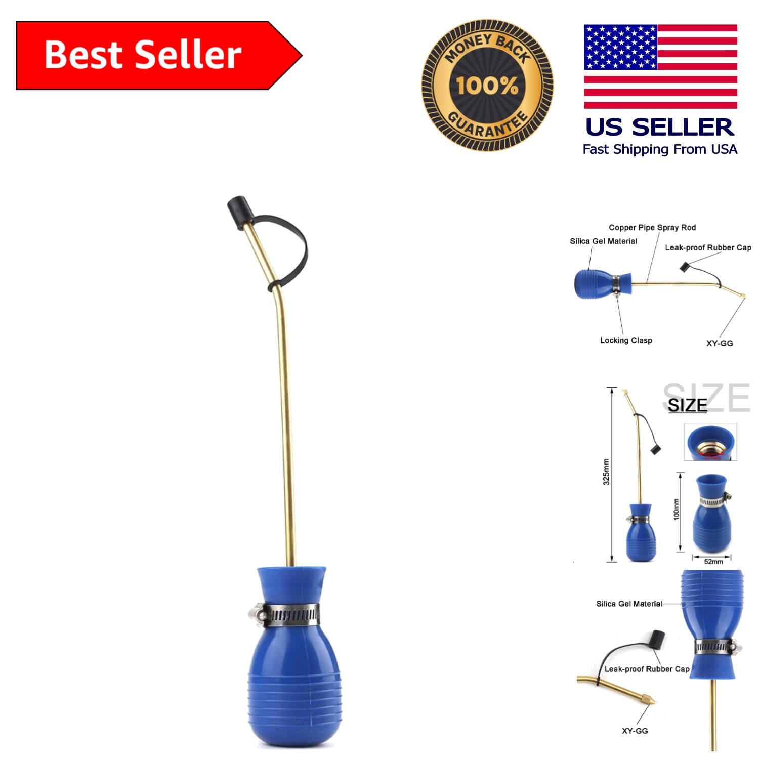 Eco-Friendly Insect Treatment Powder with Durable Copper Tube – Easy Application