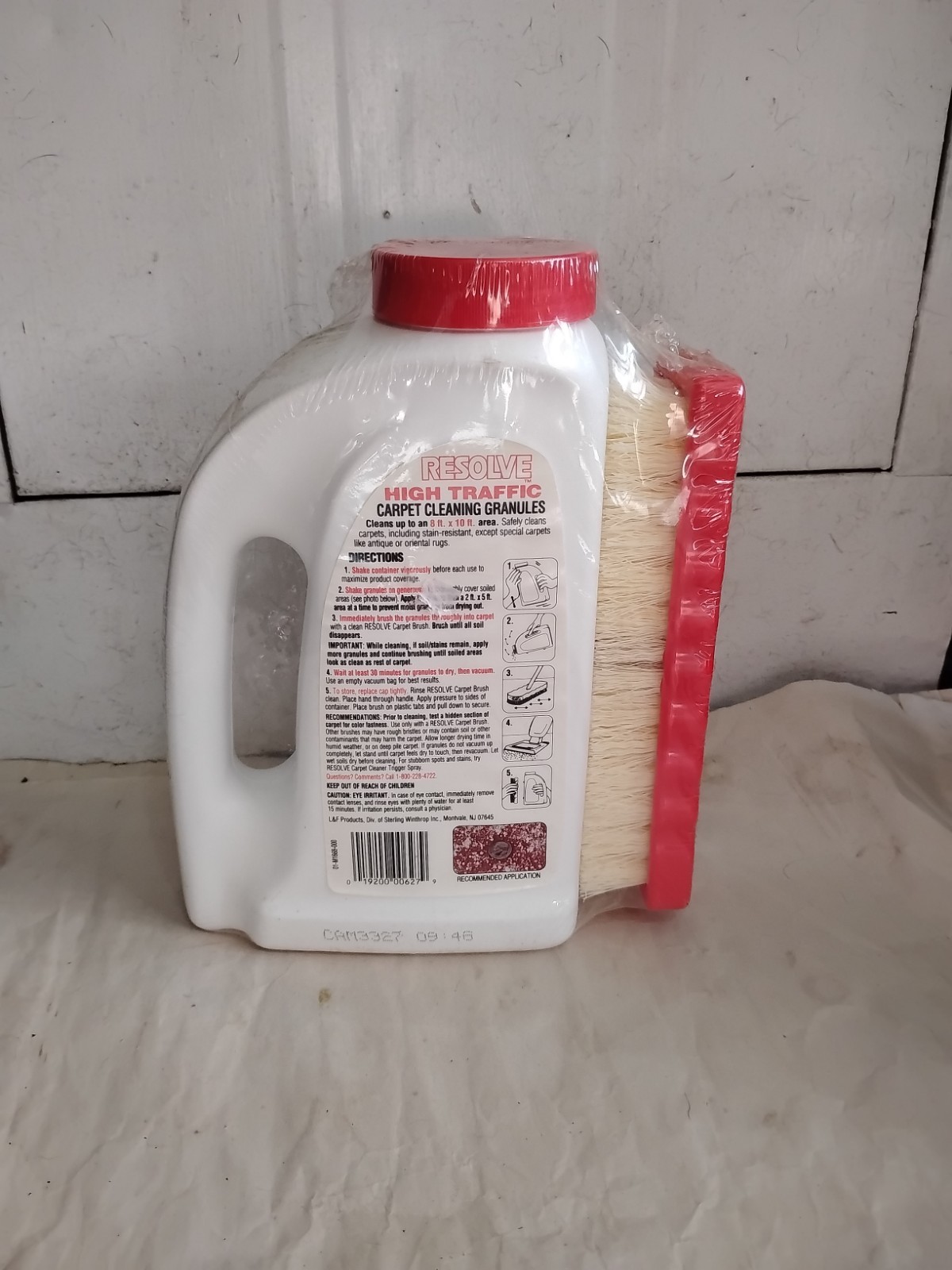Resolve Carpet Cleaner Cleaning Brush Vintage Granules Discontinued High Traffic