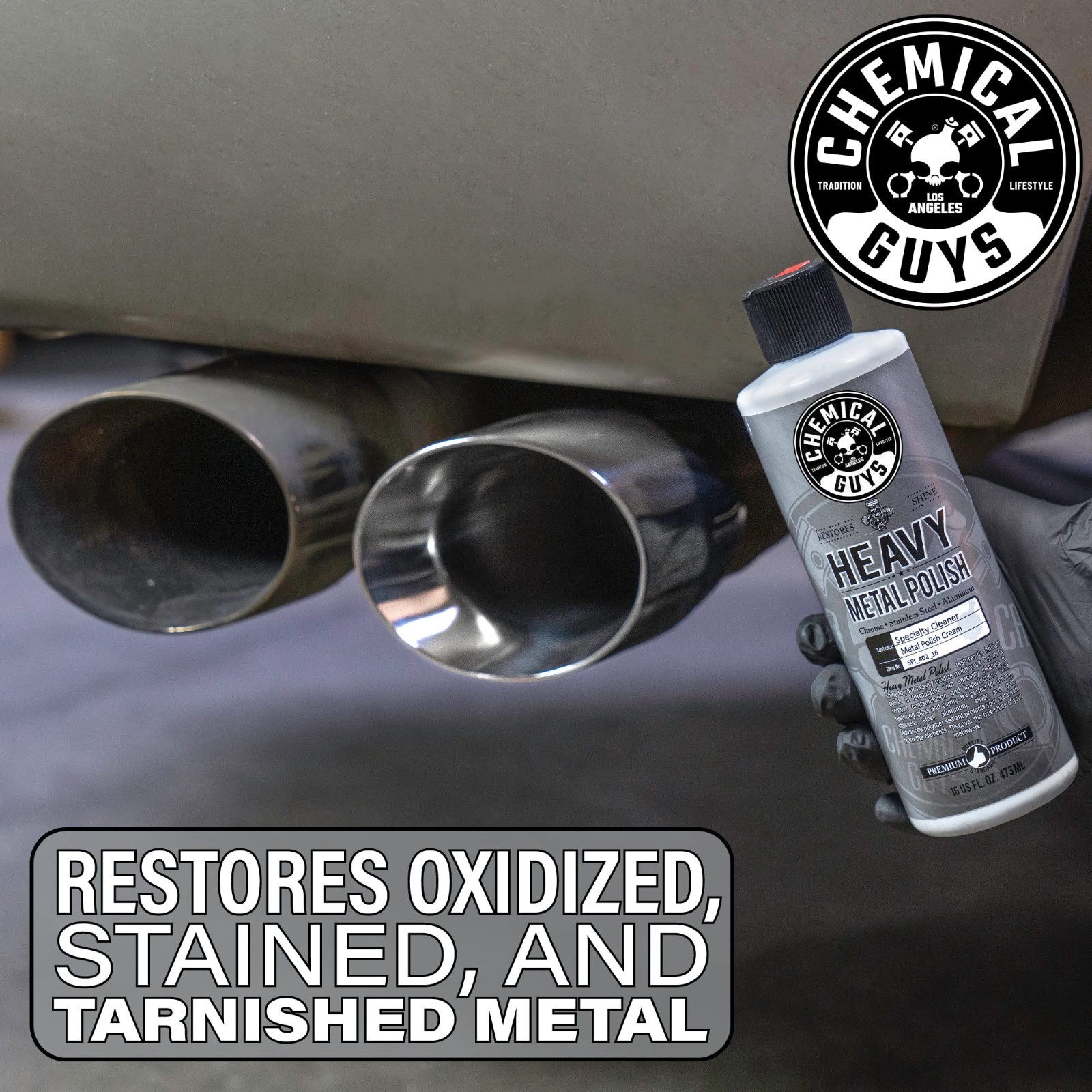 Chemical Guys SPI_402_16 Heavy Metal Polish Restorer and Protectant Safe for …