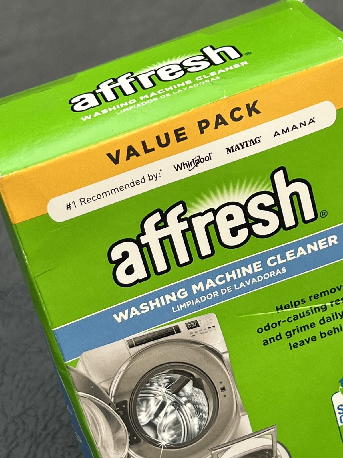 Affresh Washing Machine Cleaner Cleans Front Load and Top Load Washers Includ…