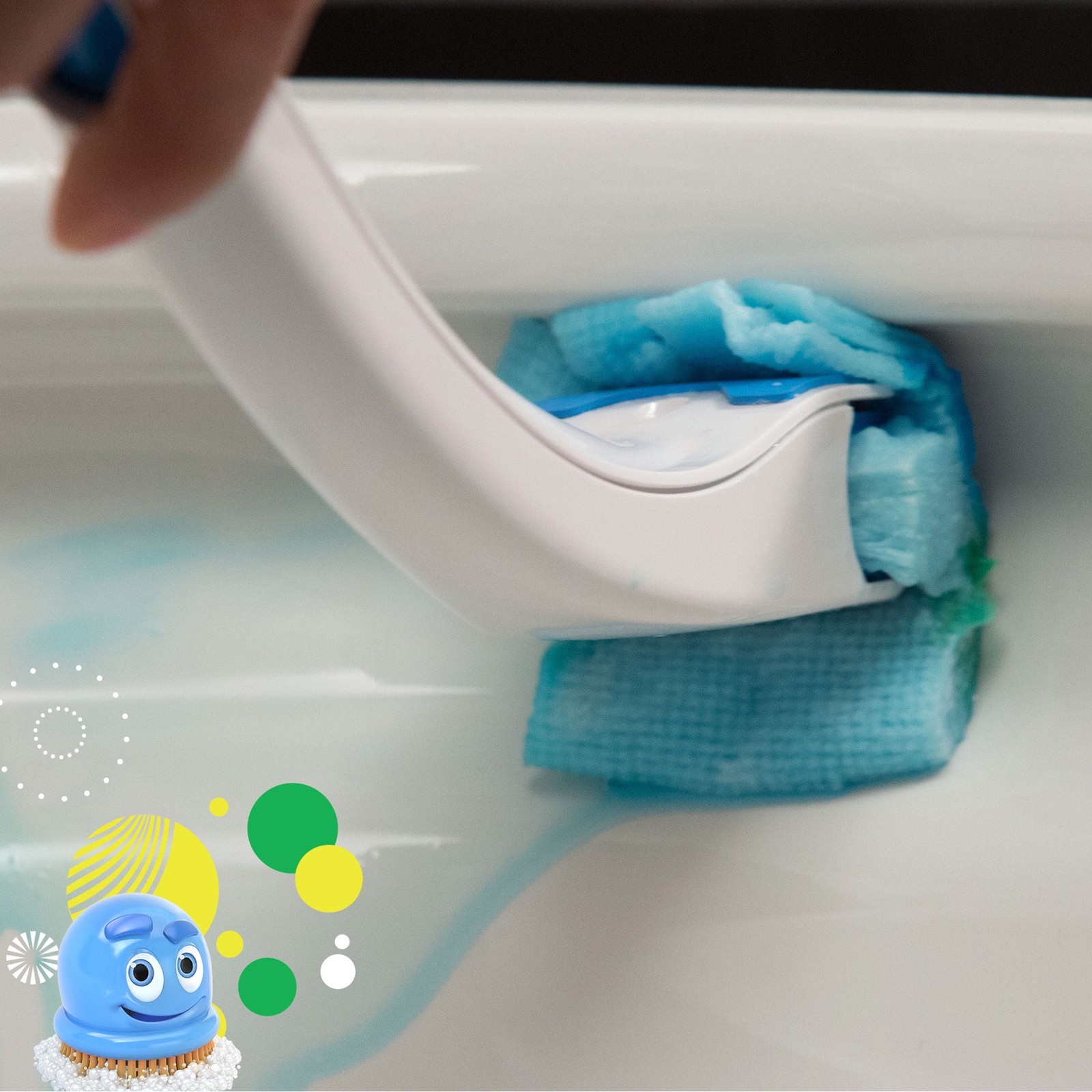 Scrubbing Bubbles Fresh Brush Starter Kit, Citrus – Toilet Bowl Cleaning System