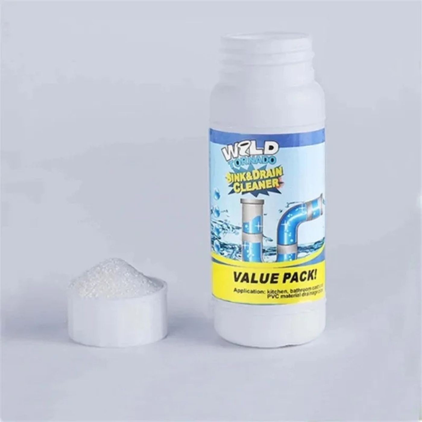 1-5x Wild Tornado Powerful Sink Drain Cleaner High Efficiency Clogging Remover