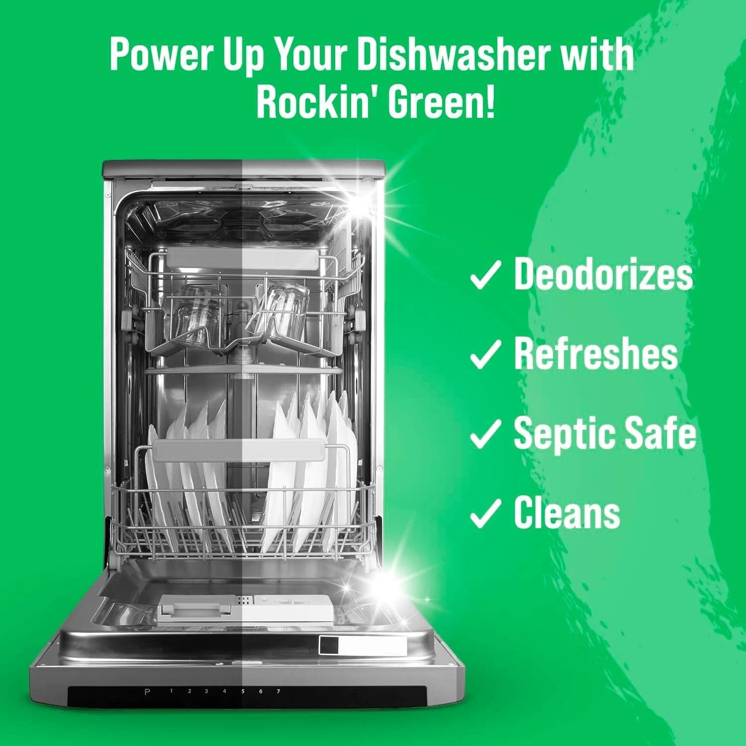 Dishwasher Cleaner Tablets (8 Pack) – Septic Safe Dishwasher Cleaning Tablets Di