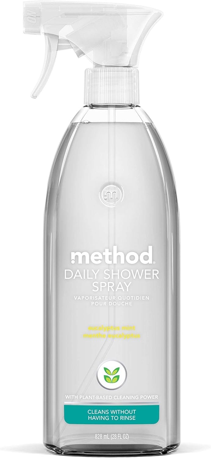 Method Daily Shower Spray Cleaner No Rinse Plant Based Ylang Ylang 28 fl oz 1 pk