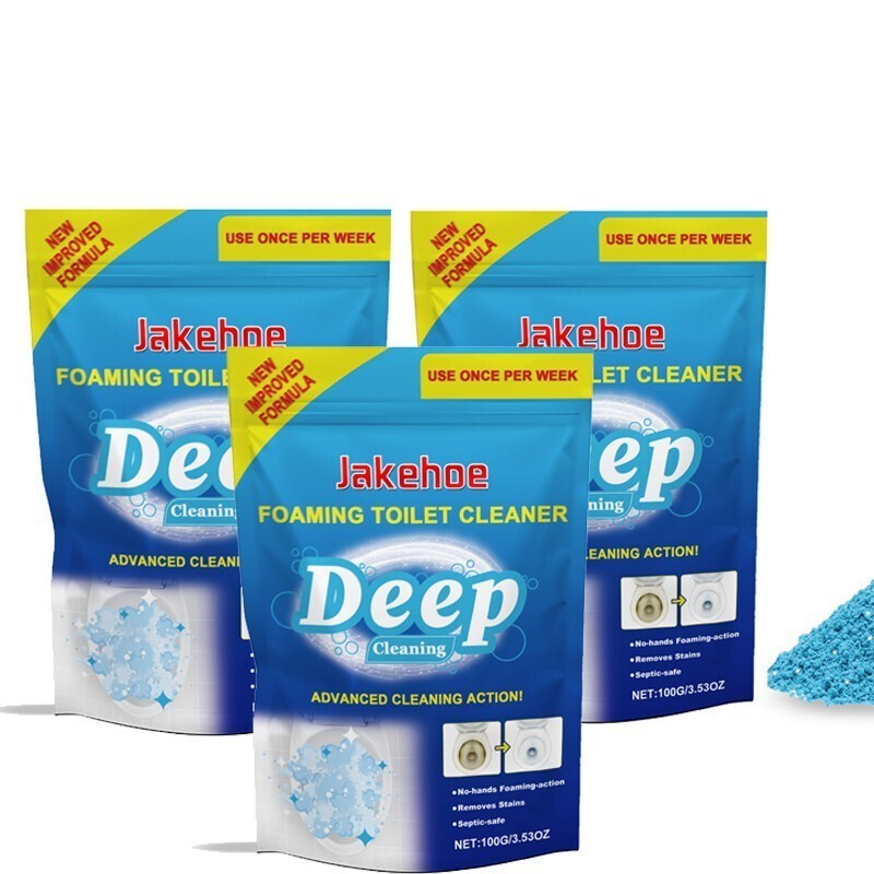 1-5x Splash Foam Toilet Bowl Stains Cleaner Powder 100g Remove Odor Stains Fresh