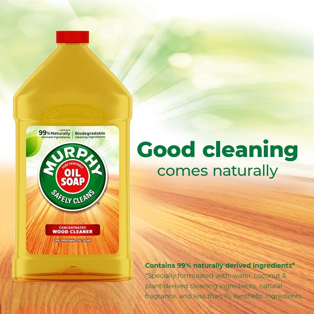 Citronella-Scented Murphy Oil Soap – 32 Oz Wood Cleaner, 98% Natural Ingredients