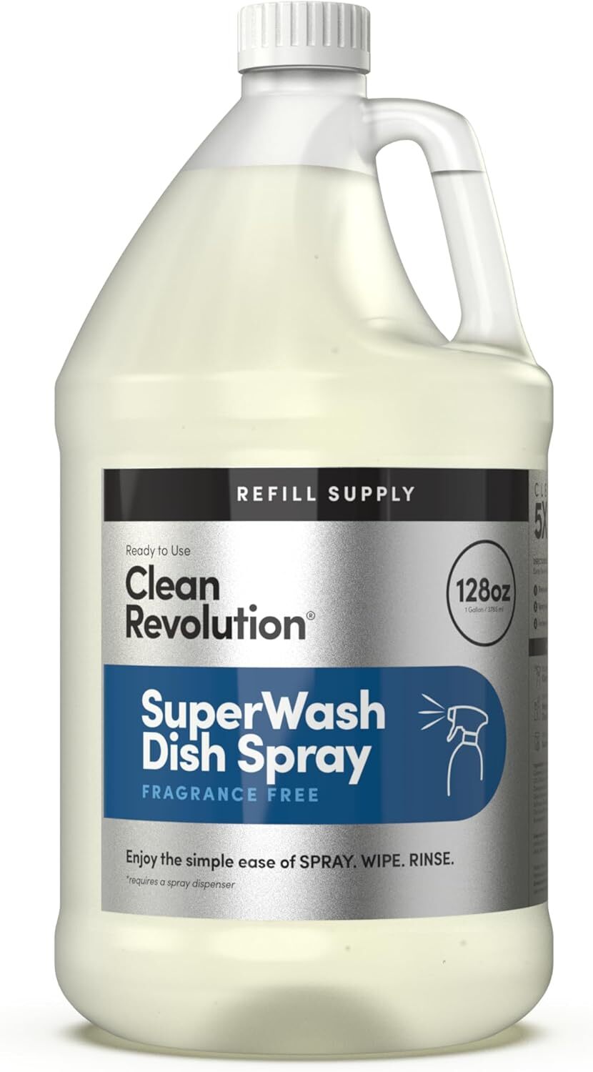 Dish Spray, Powerful Formula Cuts through Grease, Compatible with Dawn Powerwash