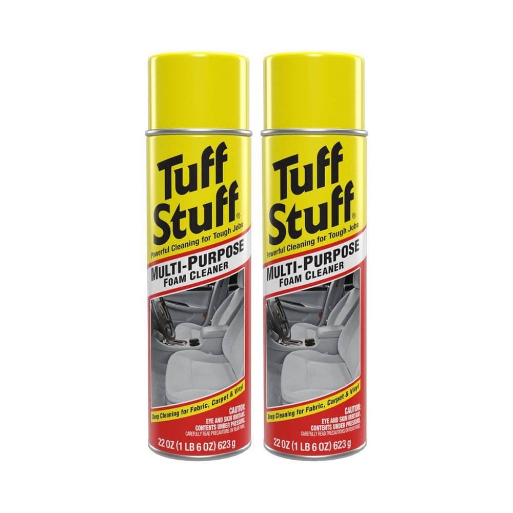 Tuff Stuff 2-Pack Foam Cleaner 22 oz Multi Purpose Car Interior Upholstery 00350
