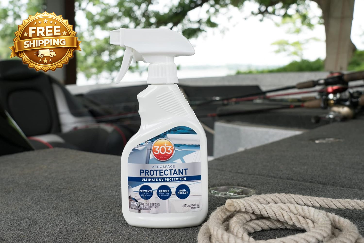 303 Marine & Aerospace Protectant – UV Protection, Repels Dust & Dirt, 10oz