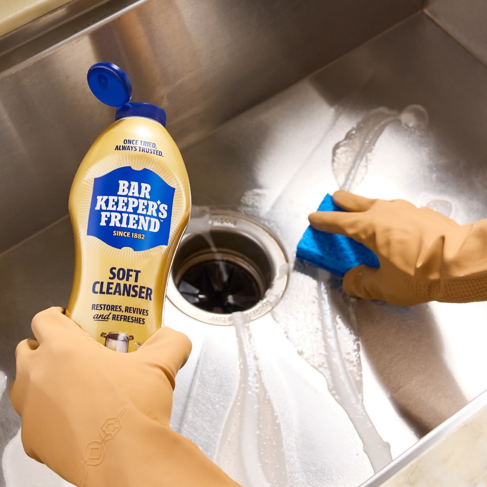 BAR KEEPERS FRIEND Soft Cleanser Liquid All-Purpose Cleaner – 26 oz