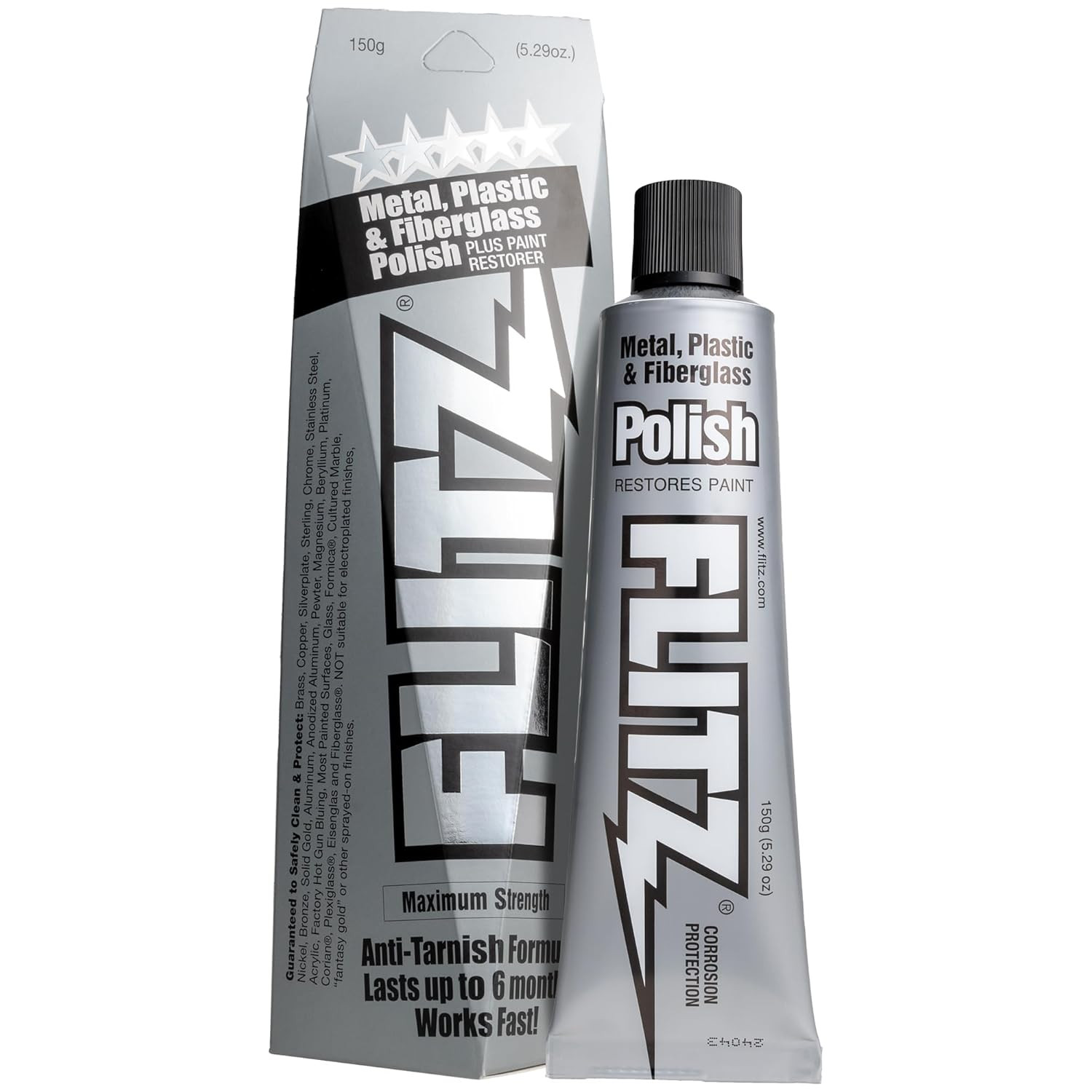Flitz Multi Purpose Cleaner Polish 5.29 Oz Safe For Metal Plastic Fiberglass