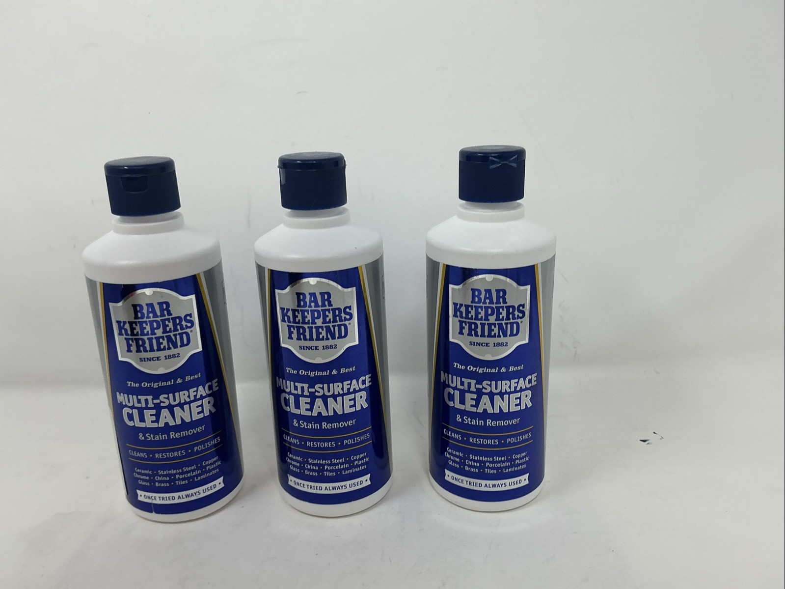 3x Bar Keepers Friend multi surface cleaner & Stain Remover 250g