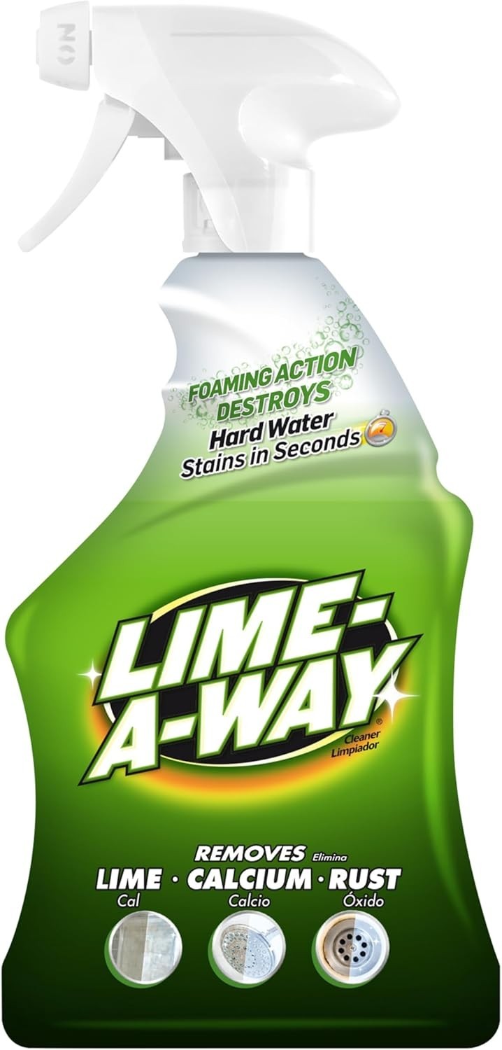 Lemon Scented Hard Water Stain Remover Spray – Tackles Rust & Calcium Quickly