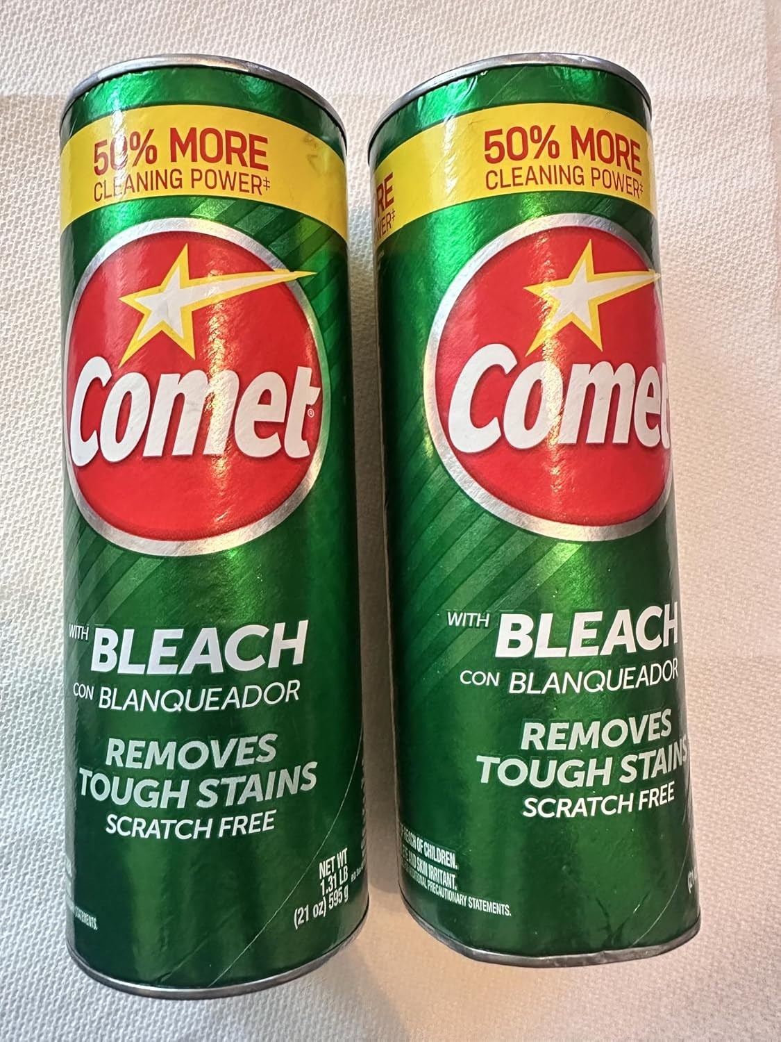 Comet With Bleach 21 -oz Pine Scented Powder All-Purpose Cleaner 2 pack